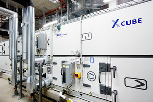  30 „X-Cube“ RLT-Geräte sorgen mit 450.000 m³/h Volumenstrom für Frischluft im Gebäude. 
