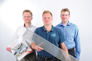  Die Brüder Sebastian, Matthias und Stefan Brink (v. l.) leiten heute die Richard Brink GmbH &amp; Co. KG. 