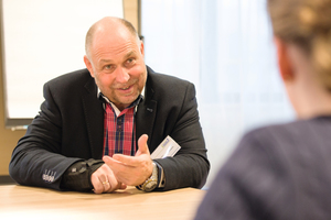  Rolf Steffen hat sich aus dem aktiven Handwerksgeschäft zurückgezogen und bildet in der Akademie Zukunft Handwerk andere Unternehmer weiter. 