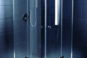  Mehr TransparenzDie Unterfliesen-Duschen kommen ohne sichtbare Profilschienen aus 
