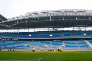  Die Red Bull Arena, Heimstätte des RB Leipzig, plant ab 2018 einen weiteren Umbau. Das Stadion soll dann über 57.000 Plätze verfügen (jetzt: 43.500). 