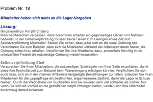  Mitarbeiter halten sich nicht an die Lager-Vorgaben ... 