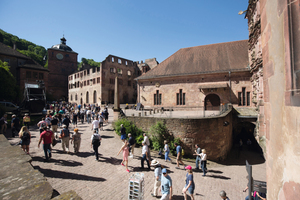  Das Heidelberger Schloss zieht zahlreiche Besucher aus aller Welt an. Da ist eine gute Infrastruktur wichtig. 