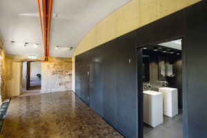  Die neuen Sanitärräume im Gläsernen Saalbau erleichtern die Vermietung von Friedrichsbau und Ottheinrichsbau 