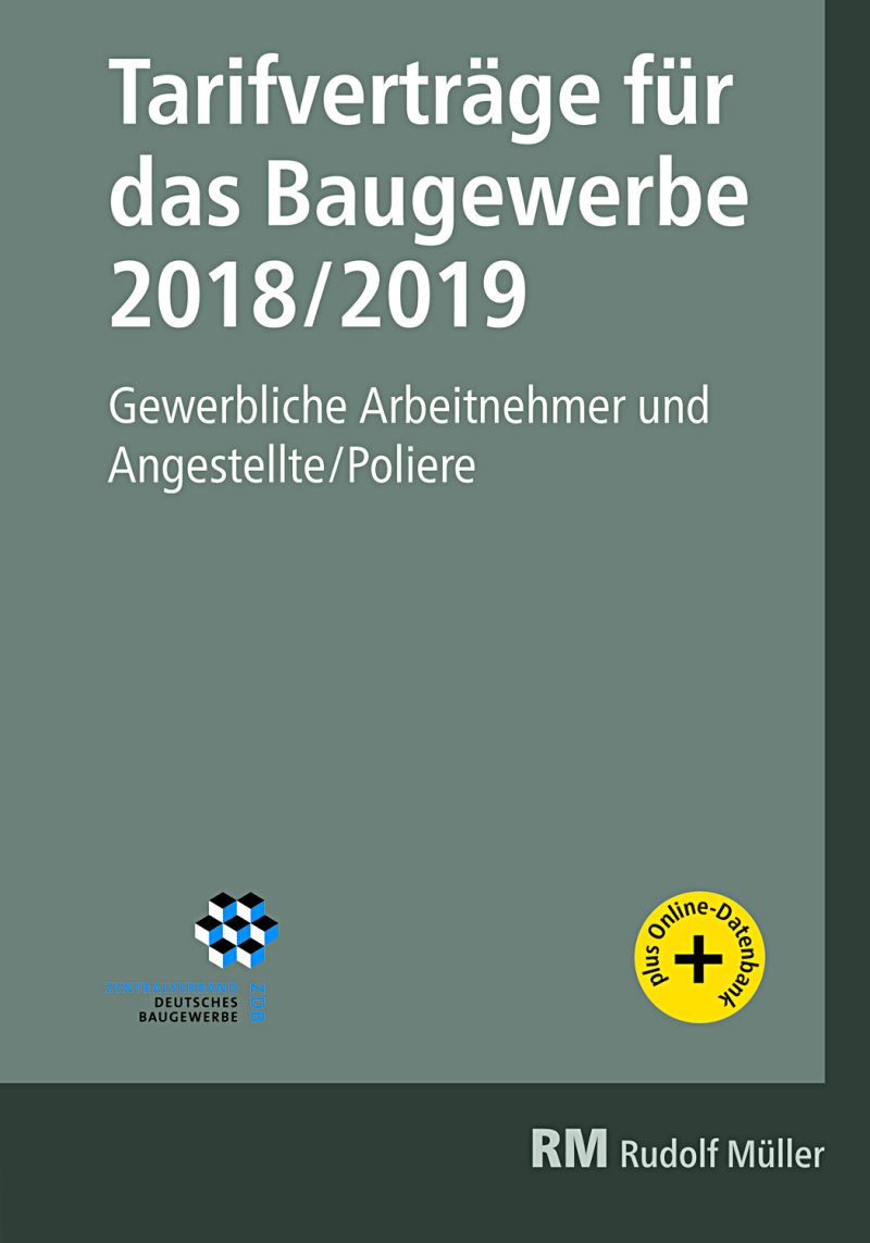 Tarifvertrage Fur Das Baugewerbe 2018 2019 Shk Profi