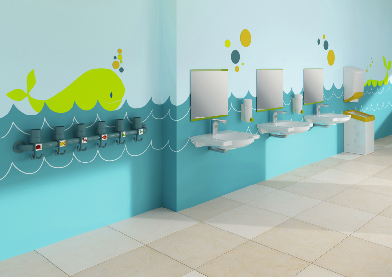 Farbenfrohes Kinderbad - SHK Profi