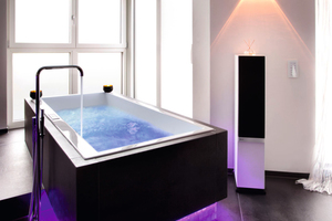  Die heimische Badewanne kann auch ein Hingucker und Quell des körperlichen Wohlbefinden sein.  