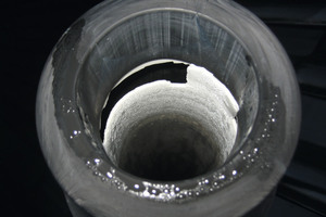  Blick in die Mündung – defekte Abgasleitung 