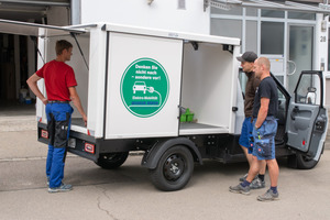  Platz, Zuladung und Reichweite reichten für die Handwerker des Betriebs Haustechnik Miller aus. Das positive Image war ein zusätzlicher Vorteil. 