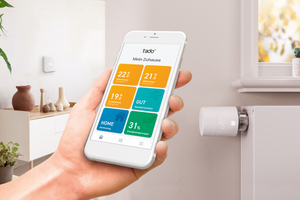  Die smarten Thermostate von tado° können manuell vor Ort, aber auch per App gesteuert werden.  