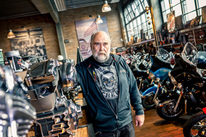  Walter Maygatt lebt seine Leidenschaft: Der Harley-Davidson-Fan betreibt das größte Geschäft für die edlen Bikes in Europa. 
