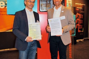  Im Bild von links: Drexel und Weiss-Geschäftsführer Christof Drexel und Reinhard Weiss<br /> 