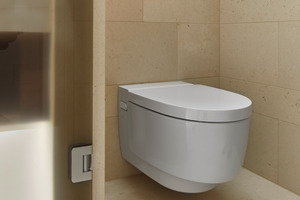  Als besonderer Komfort erwartet die Gäste in den Bädern aller Zimmerkategorien das Dusch-WC „AquaClean Mera“ aus dem Hause Geberit. 