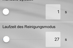  Über die „Hansa Connect App" lassen sich Einstellungen, wie die Wassernachlaufzeit, unkompliziert anpassen.
  