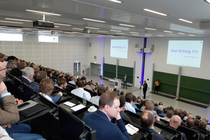  Das Hörsaalgebäude auf dem Campus Steinfurt war zum 20. Sanitärtechnischen Symposium der FH Münster komplett gefüllt.  