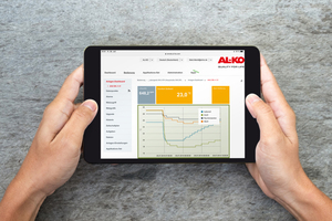  Für den einfachen Anlagenzugriff bietet die AL-KO Lufttechnik ein benutzerfreundliches Anlagendashboard. 