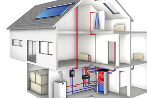  Pelletsheizung und Solarthermie lassen sich optimal kombinieren. 