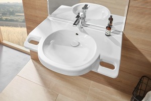  Produktserien wie „ViCare“ und „O.novo Kids“ von Villeroy &amp; Boch sind auf Menschen mit eingeschränkter Mobilität oder ganz junge Schüler ausgerichtet und lassen sich dank zeitlosem Design einfach kombinieren. 