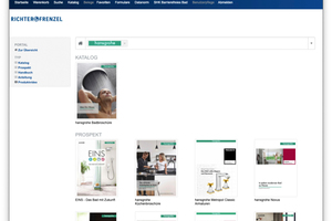  <div class="bildtext_1">Hansgrohe-Unterlagen in der OXOMI-Integration bei Richter+Frenzel. </div> 