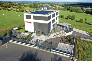  Die neue Zentrale der rheinland-pfälzischen Koch Industrieanlagen GmbH ist auf allen drei Etagen mit „profi-air“-Lüftungsanlagen von Fränkische ausgestattet. 