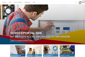  ZVSHK präsentiert seine Verbraucherwebseite im neuen Look. 