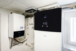  Die beiden Wärmepumpen „Daikin Altherma 3 R F“ und „Daikin ­Altherma 3 R W“ befinden sich im Keller des Wohnhauses. 