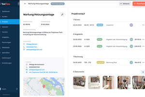  „ToolTime“ vereint alle Abläufe, Dokumente und Vorgänge eines Projekts zentral 
