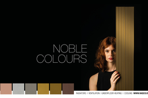  Wer die Wahl hat, hat die Qual: Insgesamt 56 Farben umfasst die Vasco-Farbpalette für Design-Heizkörper. 