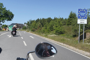  Deutschland - Tschechien und zurück. Die Touren führten mehrfach über die Landesgrenzen. 