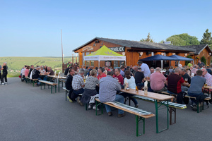  Das Essen auf der Berghütte war der krönende Abschluss. 