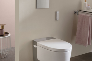  Mit einem vorgerüsteten Stromanschluss am WC kann auch zu einem späteren Zeitpunkt problemlos ein Dusch-WC installiert werden. 