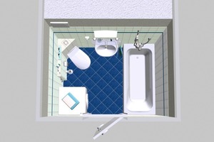  Platz sparende Ecklösung Die WC-Kompakt-Spülrohre lassen sich raumoptimiert montieren 