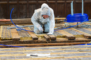  Beispielhafte Verlegung des Flächenheizungssystems „tempusDRY“. 