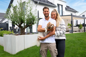  Niklas und Lisa Roselieb haben mit ihrem Heizsystem von Buderus auf eine nachhaltige und effiziente Lösung und langfristig niedrige Energiekosten gesetzt. 