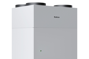  Bild 3: Das „Logavent HRV176“ regelt den Luftaustausch über einen integrierten Sensor zur Temperatur-, Feuchte- und Luftgütemessung automatisch.  