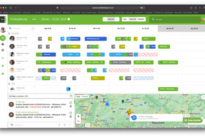  <div class="bildtext_1">Eine vollständige Übersicht und die optimale Streckenlegung bei der Einsatz- und Routenplanung ermöglicht die Software „mfr“ von Simplias. </div> 