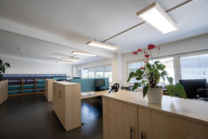  Die jüngste Neuheit von Vitramo ist ein kombiniertes Heizelement mit separat schaltbarer und dimmbarer LED-Beleuchtung. 