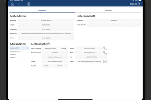  Die App „Bestell+“ ermöglicht eine Bestellung direkt von der Baustelle und Lieferung auf die Baustelle. Der Umweg über das Büro entfällt, wobei alle Daten zur Bestellung automatisch im System sind. 