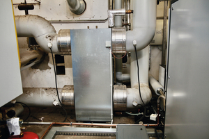  Über die hydraulische Weiche sind Kessel- und Heizungswasserkreisläufe (Vor- und Rücklauf) miteinander verbunden. 