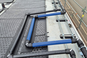  Die Ausdehnungsbögen werden in der Hauptverteilung verlegt. 