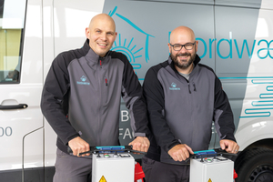  <div class="bildtext_1">Die Nordwærme-Gründer und Geschäftsführer David Burckhardt (l.) und Sönke Löser.</div> 