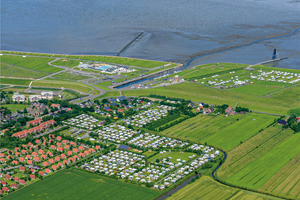  <div class="bildtext_1">Der Campingplatz Grube an der Wurster Nordseeküste.</div> 