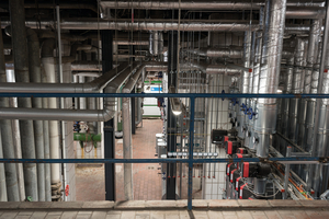  Die Heizzentrale im Kellergeschoss des Treppenhauses. 