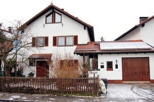  Pellets und SolarDas  Einfamilienhaus des Ehepaars Rauscher heizt mit Pellets und Solar 