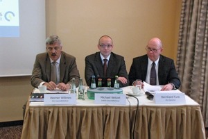  v.l.n.r.: Werner Willmes (IEU-Geschäftsführer), Michael Neitzel (InWIS-Geschäftsführer) und Bernhard Funk (IEU-Sprecher) 