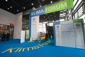  Das Klima-Forum in Halle 11 bot interessante Vorträge zum Thema Klima-/Lüftungstechnik 