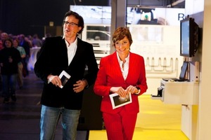 Fernseh-Journalistin Angela Elis und Moderator Christoph Brüske führten informativ und humorvoll durch den Abend. 