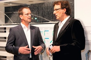  Das meint Viega Seminarleiter Dieter Hellekes (l.) -hier im Interview mit Moderator Christoph Brüske.  