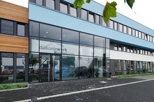  Nach nur einjähriger Bauzeit ist in Duisburg-Wanheim das rund 4200 m² große Qualifizierungs- und Integrationszentrum des Diakoniewerkes Duisburg fertiggestellt worden 