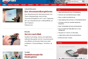  Zu finden ist das App-Video in der rechten Spalte auf der Internetseite des SHK Profi 